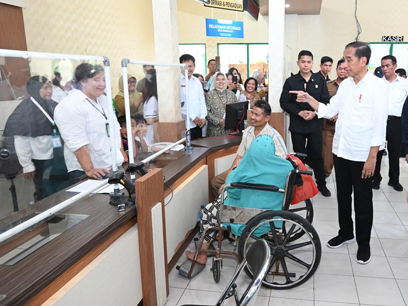 Presiden Jokowi Tekankan Pentingnya Peningkatan Fasilitas RSUD Mas Amsyar Kasongan