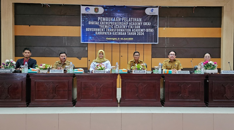 Tingkatan Kompetensi Bidang Komunikasi Informatika,  Diskominfostandi Katingan Gelar Pelatihan DEA, TA dan GTA