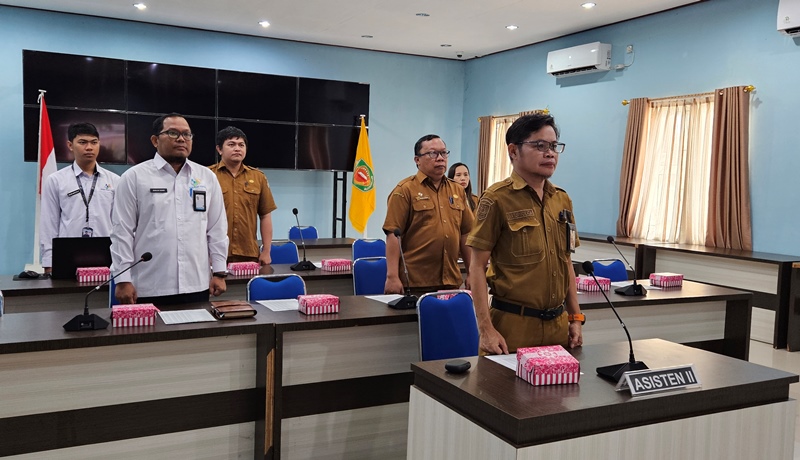 Asisten II Hadiri Rakor Pengendalian Inflasi Minggu Pertama Bulan Juni Tahun 2024