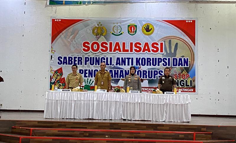 Pemkab Katingan Sosialisasikan Saber Pungli dan Pencegahan Korupsi