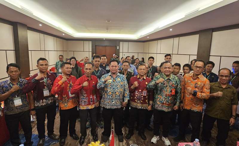 Pj. Bupati Buka Pelatihan GPS dan GIS Bagi Aparatur Desa se-Kecamatan Katingan Hulu