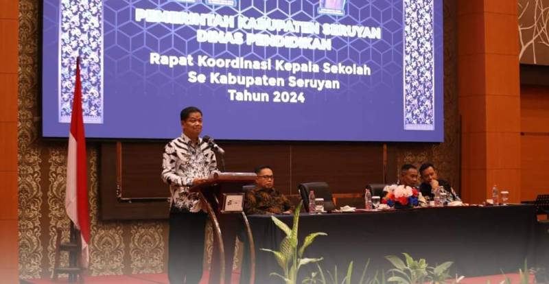Pj. Bupati Buka Rapat Koordinas Kepala Sekolah se-Kabupaten Seruyan Tahun 2024