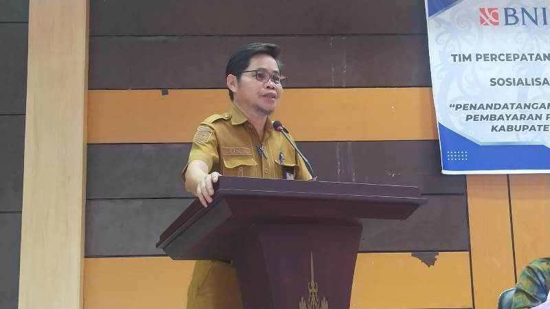 Asisten II Setda Katingan Buka Rakor TP2DD dan Sosialisasi ETPD