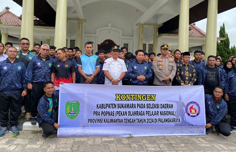 Penjabat Bupati Berangkatkan Kontingen Selekda Prapopnas