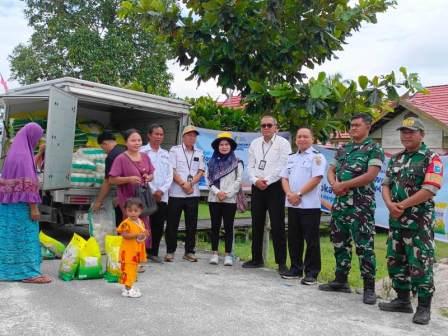 Pemkab Katingan dan Bulog Gelar Gerakan Pangan Murah di Kecamatan Tasik Payawan
