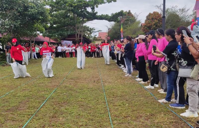 Meriahkan HUT Kemerdekaan RI ke- 80, DWP Kabupaten Katingan Gelar Berbagai Lomba