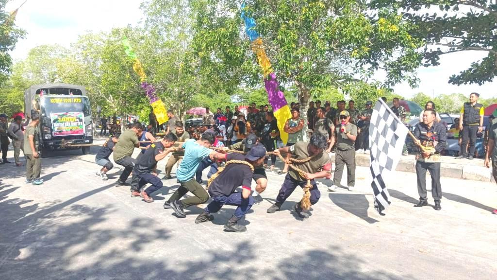 Semarakan HUT RI ke-80, 18 Tim Ikut Lomba Tarik Truk Militer Kodim 1019/Katingan
