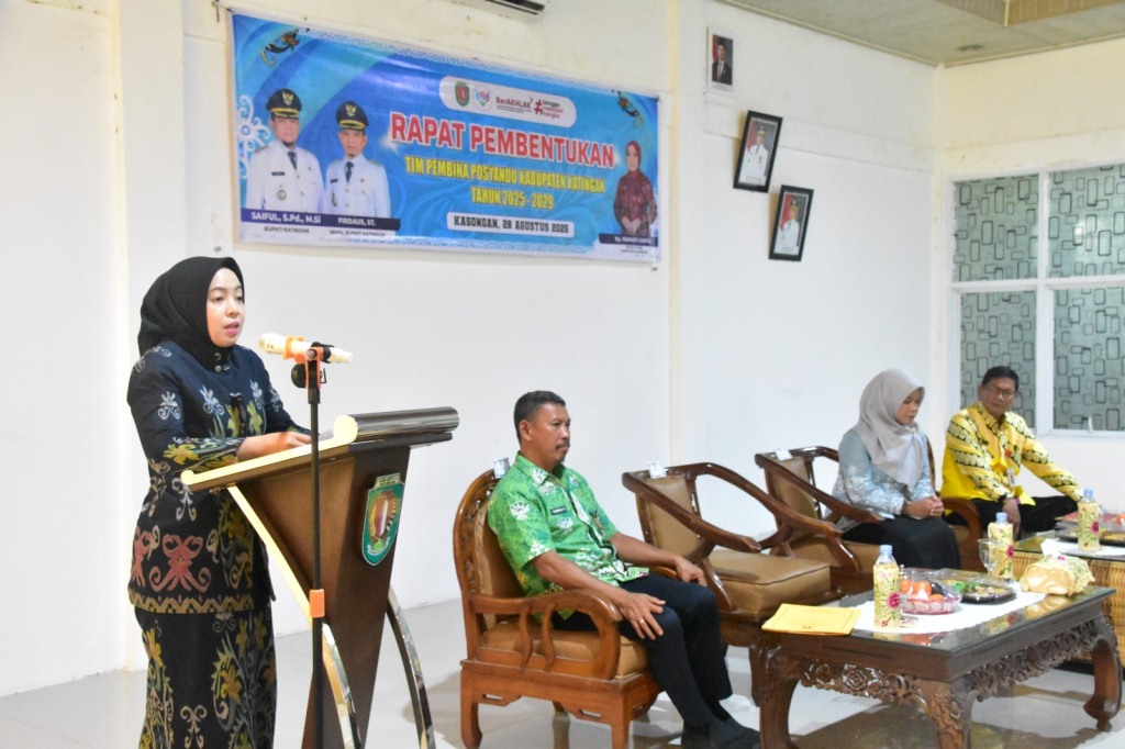 Ketua TP-PKK Katingan Buka Dan Pimpin Rakor Tim Pembina Posyandu Tahun 2025