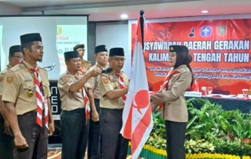 Aisyah Thisia Nahkodai Kwarda Pramuka Kalteng 2025-2030