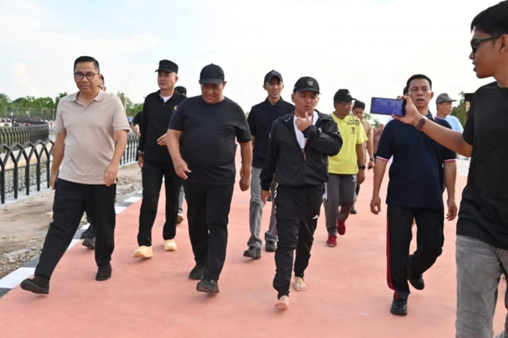 Pemprov Kalteng Gelar Olahraga Bersama Jurnalis