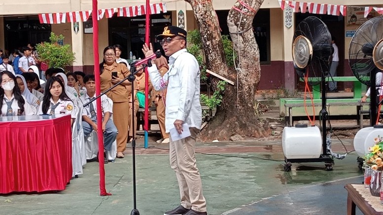 Gubernur Kalteng Hadiri Cek Kesehatan Gratis di SMAN 2 Palangka Raya