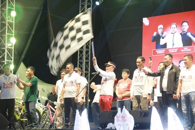 Sabrun Night Run 8K jadi Cermin Filosofi Hidup