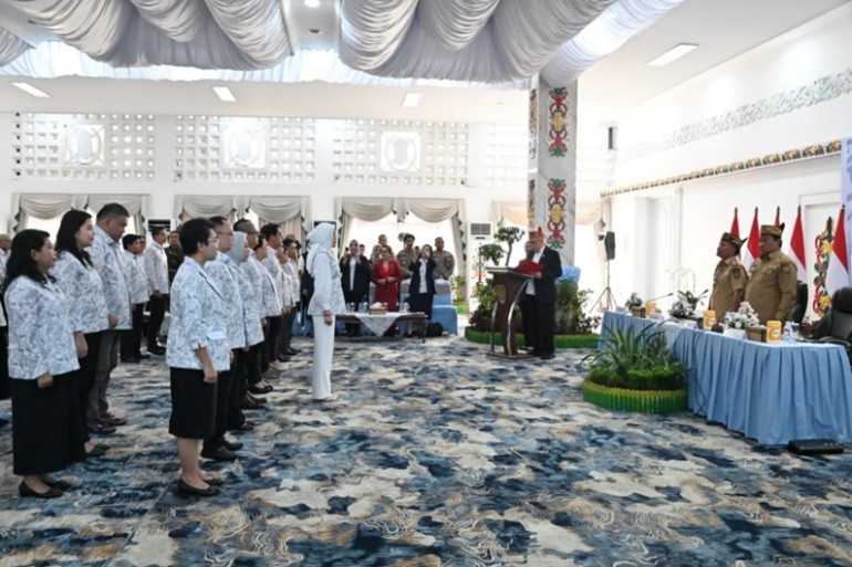 Aisyah Thisia Dikukuhkan sebagai Ketua YKI Kalteng