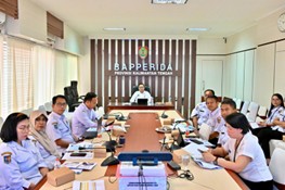 BAPPERIDA Kalteng Laksanakan Fasilitasi Rancangan Akhir RKPD Kabupaten/Kota Tahun 2026