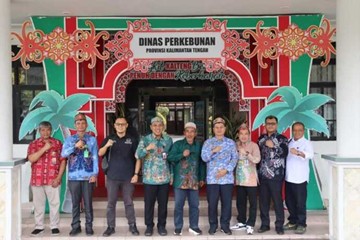 Disbun Kalteng Dorong Dukungan Pempus Perkuat Sektor Perkebunan