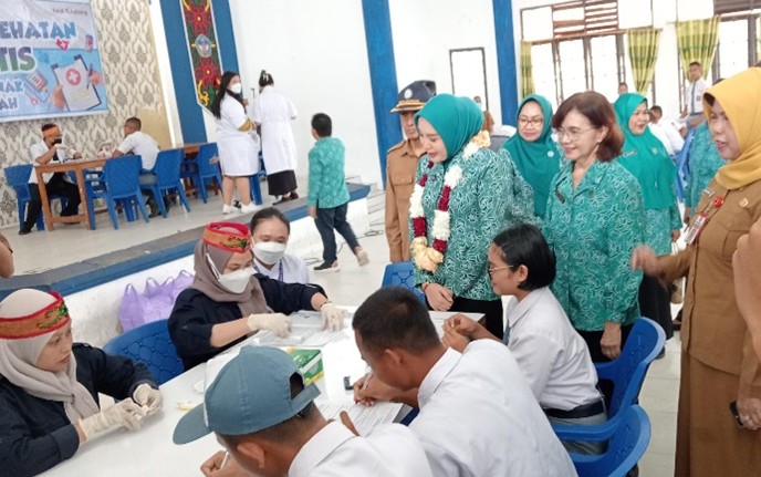 Sebanyak 300 Siswa di SMA Negeri 5 Palangka Raya Ikuti CKG