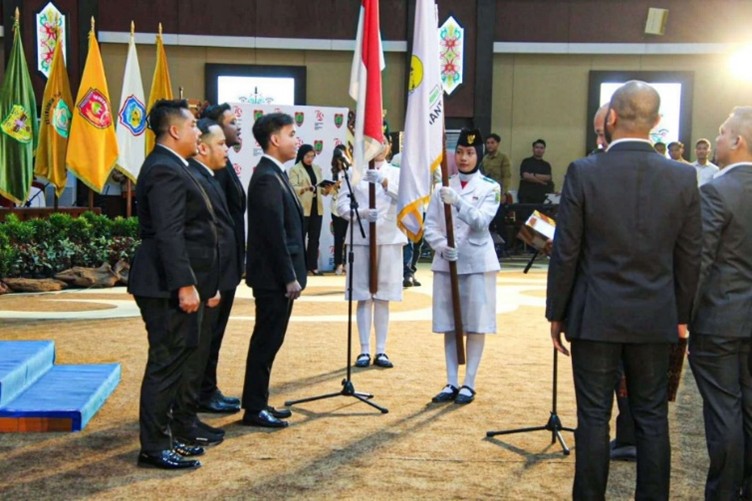 Bintang Agustiar Sabran Resmi Jabat Ketua BPD HIPMI Kalteng