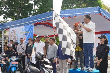 Harganas ke 23 Pemprov Kalteng Lakukan Kirab Edukasi Cegah Stunting