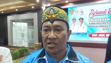 Pemprov Kalteng Targetkan 5 Medali Emas dari Kontingen FORNAS VIII