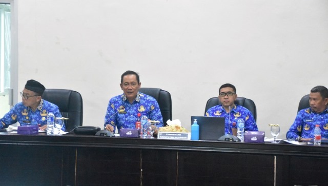 Pemkab Katingan ikuti Koordinasi dan Pemantauan Indeks Pencegahan Korupsi Secara Daring
