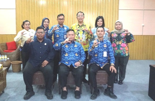 Bupati Katingan Terima Kunjungan Audiensi Tim Monev Komisi Informasi Provinsi Kalteng