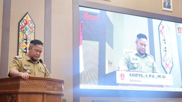 Bupati Sampaikan Jawaban Pemkab Katingan Atas Pemandangan Umum Fraksi-Fraksi DPRD