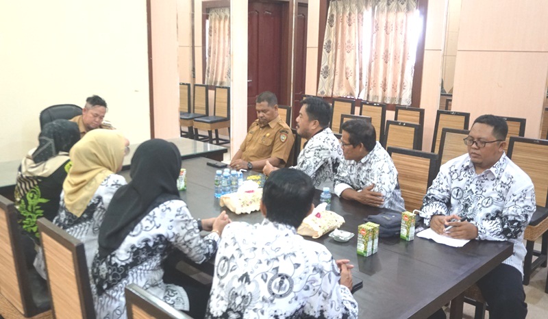 Bupati Saiful Terima  Audiensi Pengurus PGRI Kabupaten Katingan