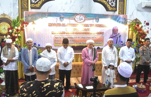 Wabup Katingan Hadiri Peringatan Maulid Nabi Muhammad SAW di Desa Telangkah
