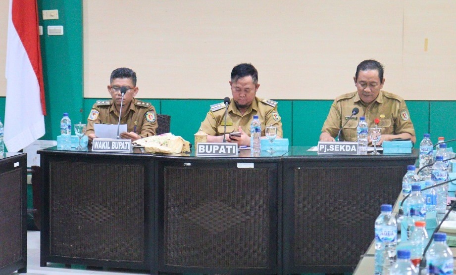 Bupati Katingan Pimpin Rakor dan Strategi Daerah Terkait APBD Tahun Anggaran 2026