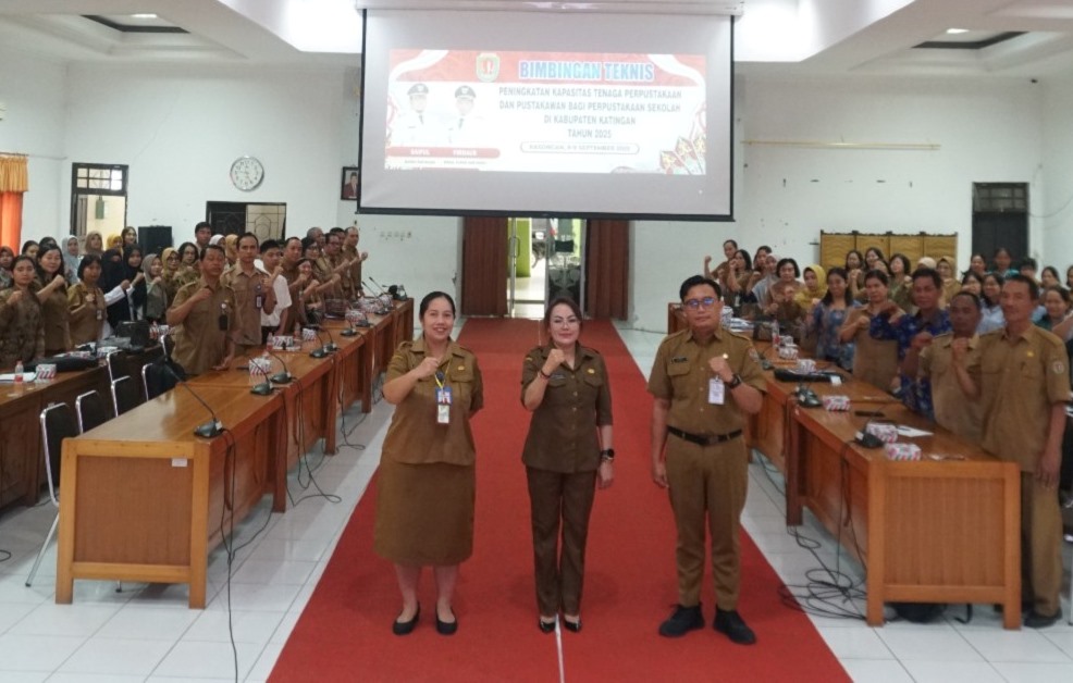 Tenaga Perpustakaan dan Pustakawan Sekolah Ikut Bimtek Peningkatkan Kapasitas