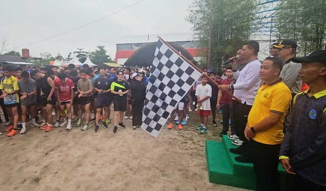 Wabup Katingan Lepas Ratusan Peserta Fun Run 5K Panunjung Tarung