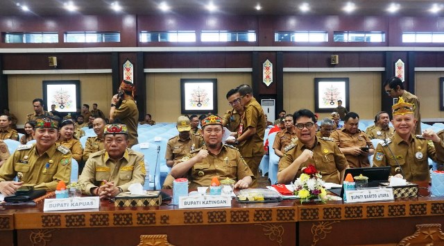 Bupati Katingan Hadiri Rakor Optimalisasi PAD Sektor Pertambangan