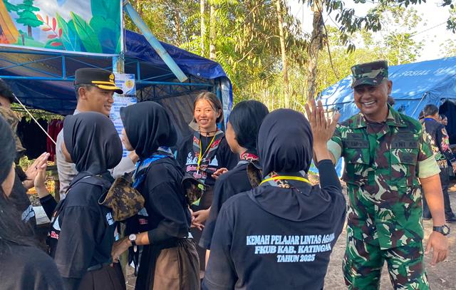 Kasdim 1019/Katingan Hadiri Upacara Pembukaan Kemah Pelajar Lintas Agama