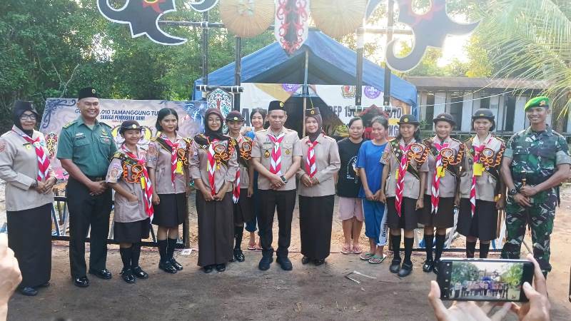 Siswa Sekolah Rakyat Ikut Meriahkan KBP dan Jamcab Gerakan Pramuka Katingan Tahun 2025