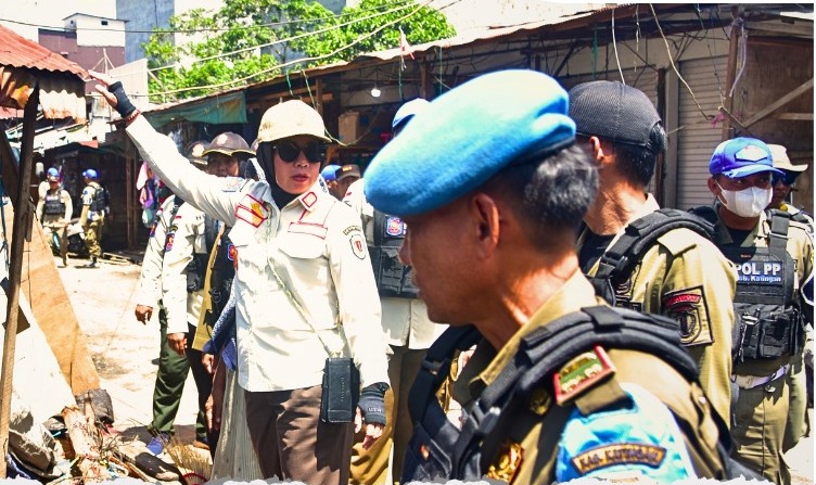 Pemerintah Daerah Lanjutkan Penertiban dan Penataan Pasar Kereng Pangi