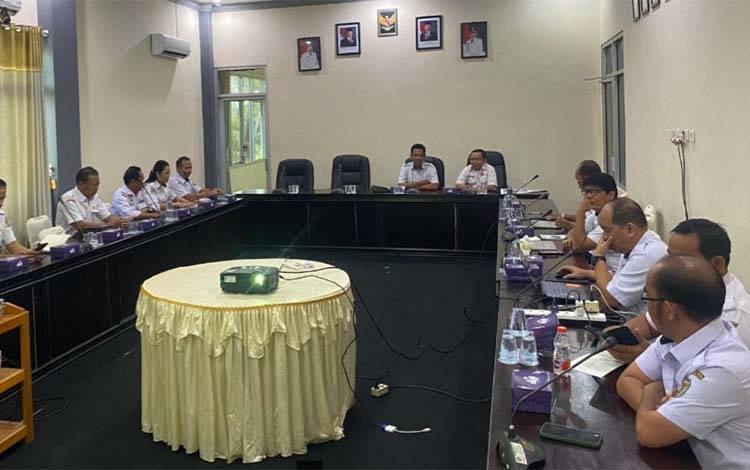 Tim Inspektorat Kalteng Lakukan Monitoring dan Evaluasi Penilaian Calon Desa Percontohan Antikorupsi