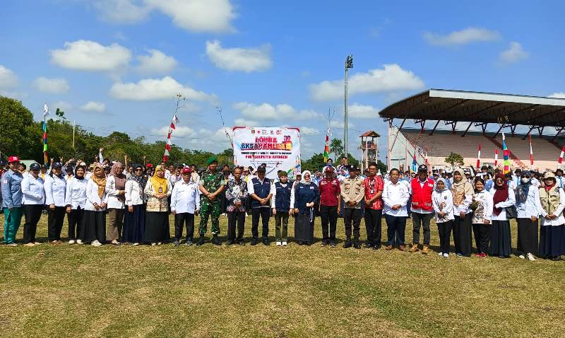 PMI Katingan Gelar Lomba Aksapamera III Tingkat Madya dan Wira