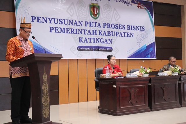 Pemkab Katingan Gelar Kegiatan Penyusunan Peta Proses Bisnis
