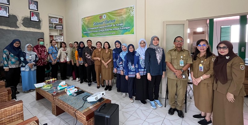 Tim Pelayanan KIA RSUP Dr. Kariadi Semarang Kunjungi RSUD Kasongan