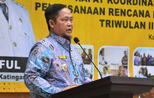 Bupati Katingan Buka Rapim TEPRA dan Rakordal Triwulan III Tahun 2025