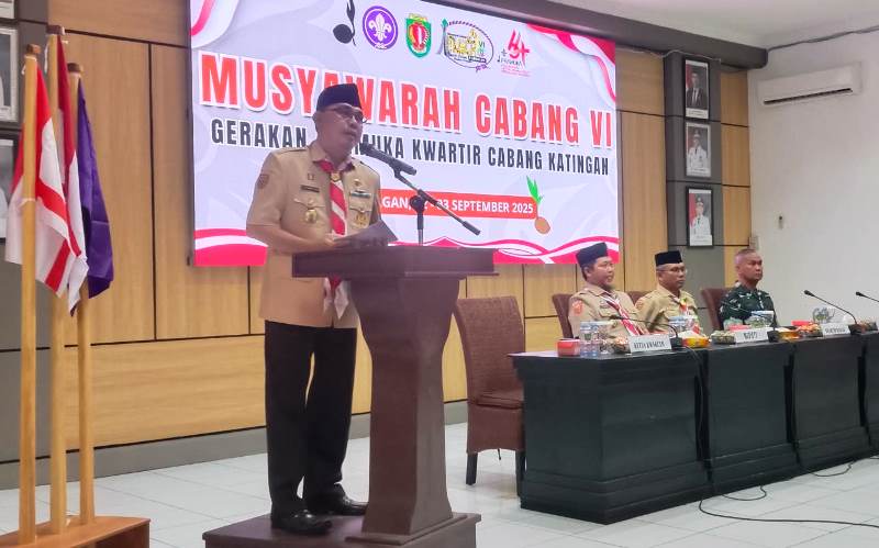 Lewat Muscab VI Gerakan Pramuka Katingan, Lakukan Evaluasi Kinerja dan Pilih Pengurus Baru