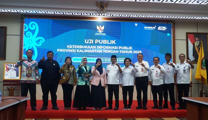 Pemkab Katingan Ikut Uji Publik KIP Provinsi Kalteng Tahun 2025
