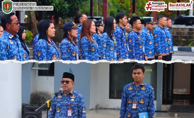 Peringatan ke-97 Hari Sumpah Pemuda, Diskominfostandi Katingan Gelar Upacara