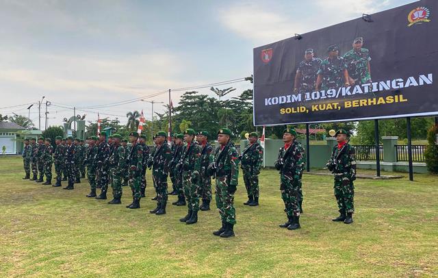 Kodim 1019/Ktg Gelar Upacara Bendera Bulanan, Perkuat Disiplin dan Semangat Nasionalisme