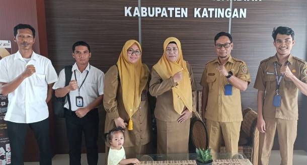 Diskominfostandi Katingan Terima Kunjungan Kerja Diskominfo Santik Kapuas