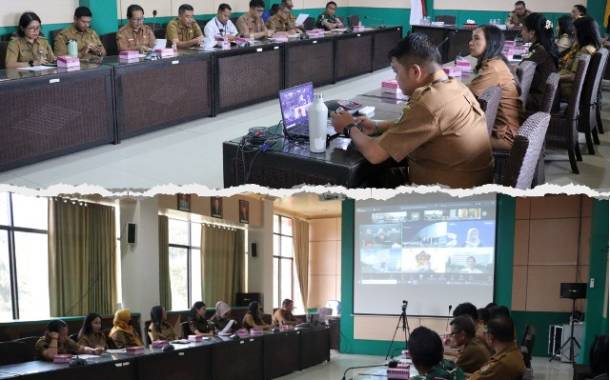 Pemkab Katingan Ikuti Rapat Pengendalian Inflasi dan Pembahasan Pertumbuhan Ekonomi Daerah Tahun 2025