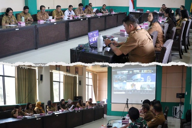 Pemkab Katingan Ikuti Rapat Pengendalian Inflasi dan Pembahasan Pertumbuhan Ekonomi Daerah Tahun 2025
