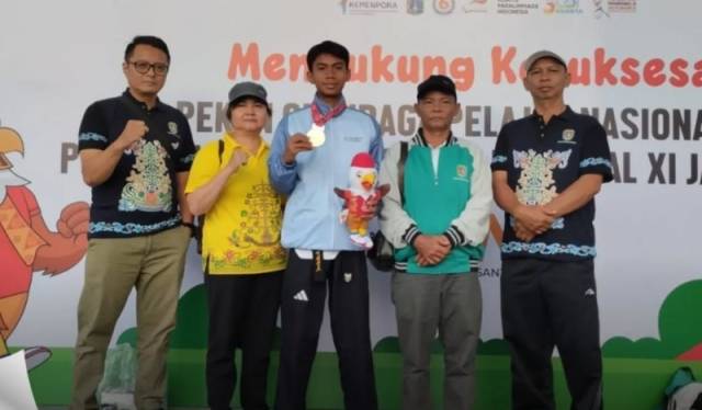 Wakili Kalteng, Atlet Taekwondo Katingan Raih Medali Perak POPNAS XVII Tahun 2025